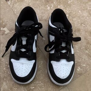 Nike Kids Black and White Sneakers